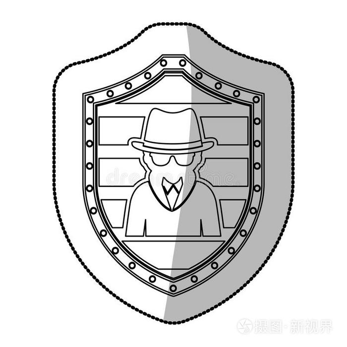 黑客团队徽章图案设计图片(徽章设计制作小程序)